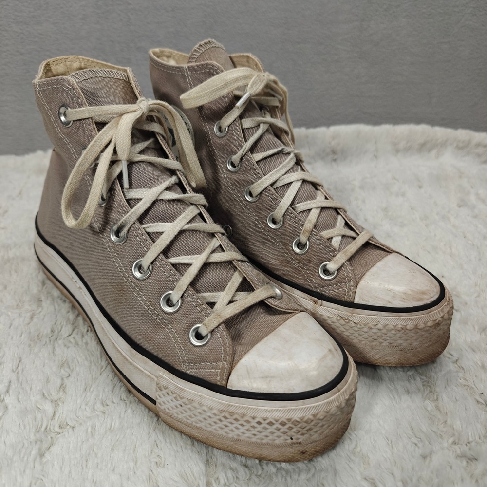 Converse Chuck Taylor All Star Platform High Top Women 7.5 Grunge Punk Skater